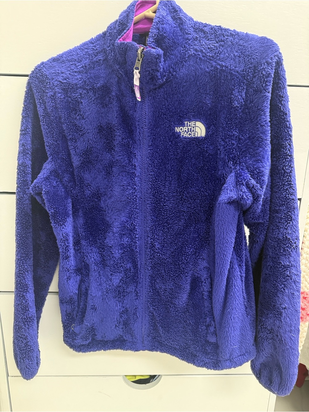 The North Face Women’s Cozy Full-Zip Fuzzy Jacket -Purple